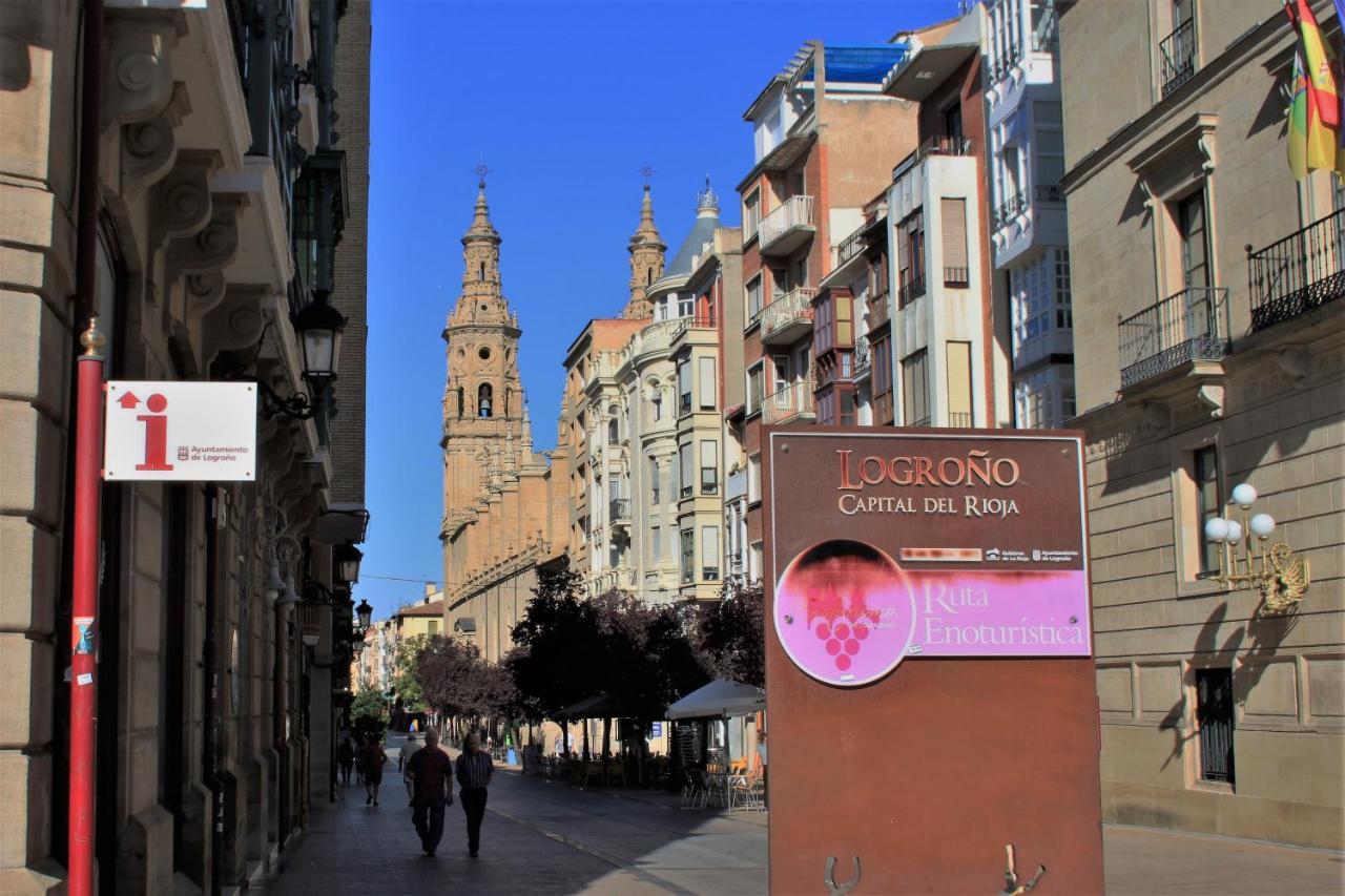 Apartamento Pleno Centro Junto Ayuntamiento لوغرونيو المظهر الخارجي الصورة